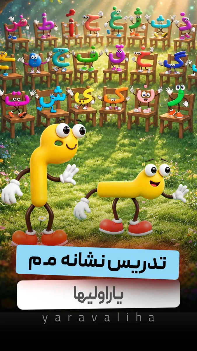 تدریس نشانه مـ م