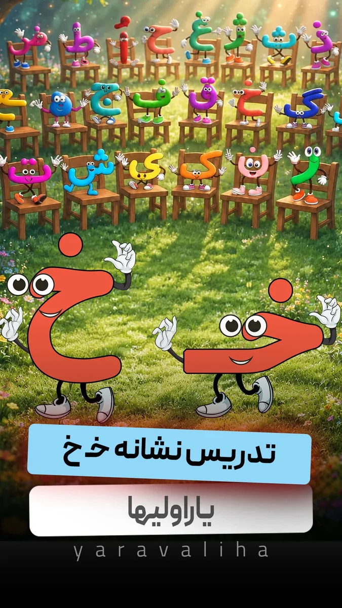 تدریس نشانه خـ خ
