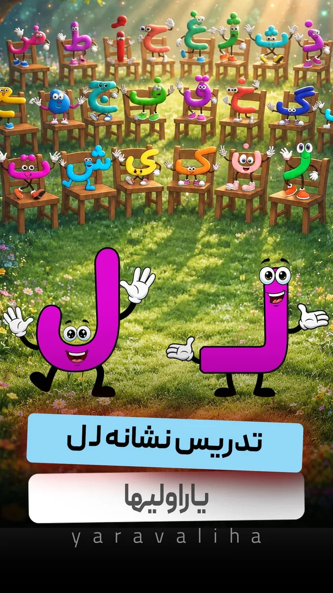 تدریس نشانه لـ ل